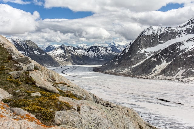 The Aletsch Glacier, Switzerland