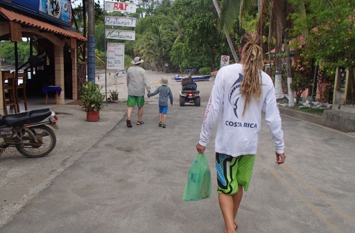 hippie backpacker